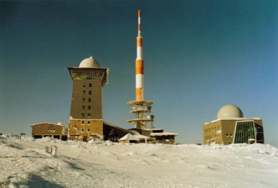 Auf dem Brocken-Gipfel